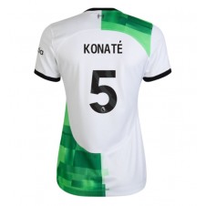 Liverpool Ibrahima Konate #5 Bortatröja Dam 2023-24 Korta ärmar